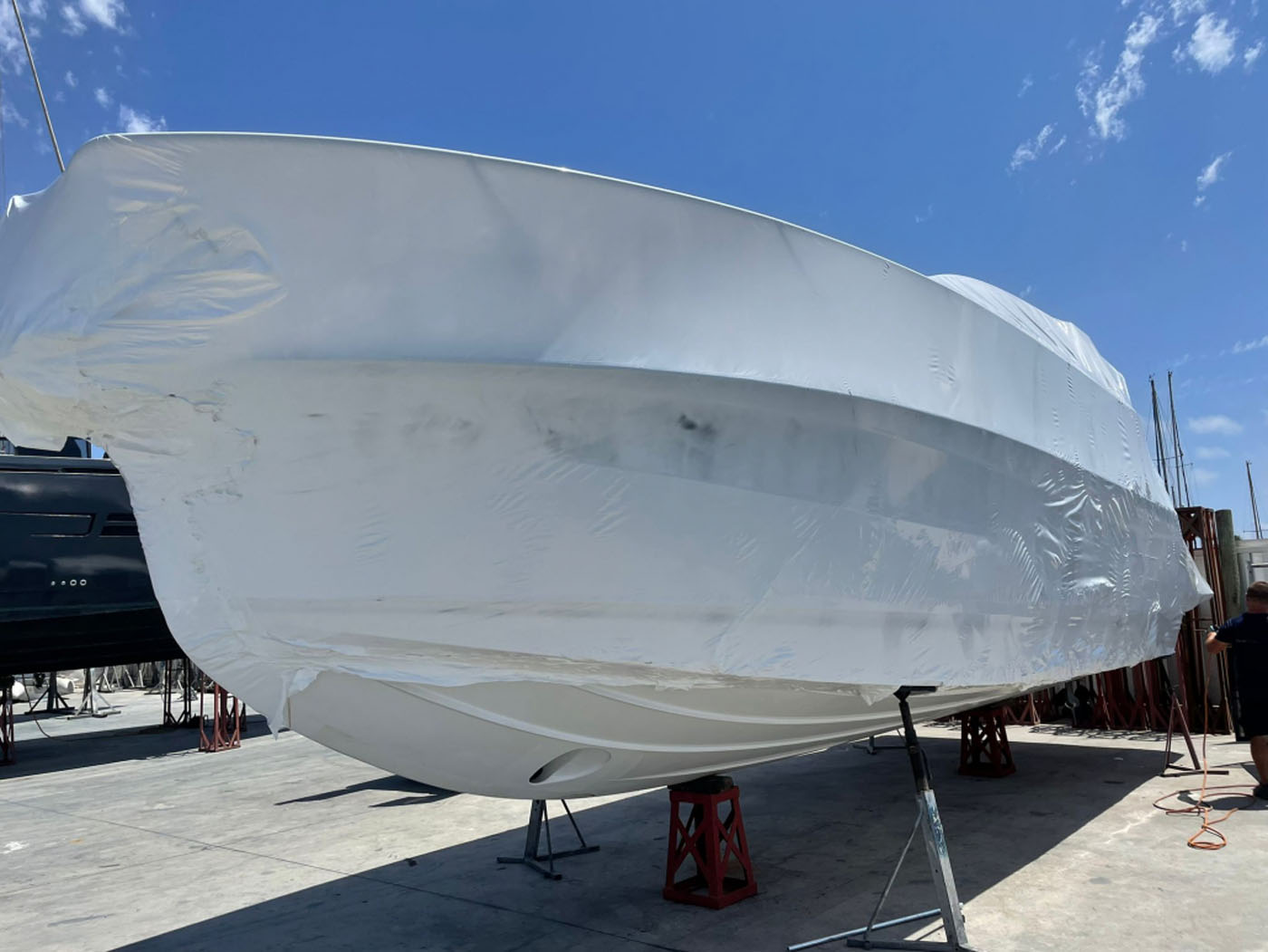 Shrink wrap service now available at Varadero Marina Salinas